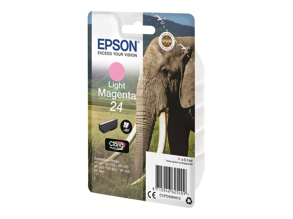 Epson Druckerpatrone T2426, 24 Original Hell Magenta C13T24264012