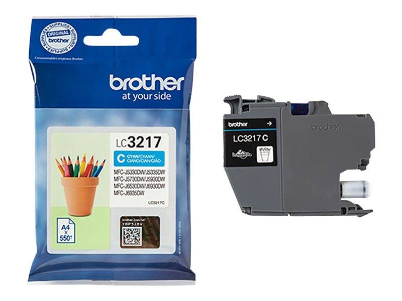 Brother Druckerpatrone LC-3217C Original Cyan LC3217C