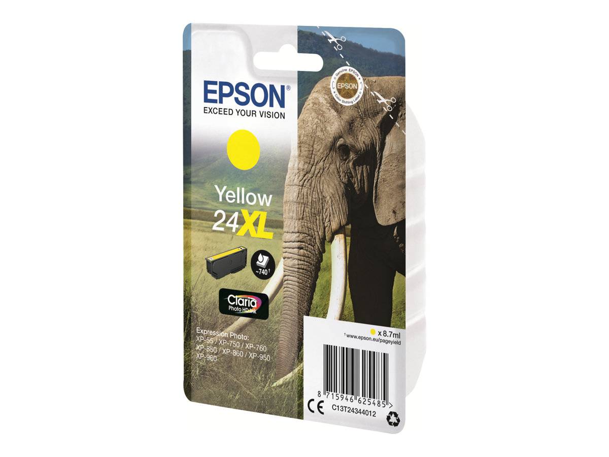 Epson Druckerpatrone T2434, 24XL Original Gelb C13T24344012