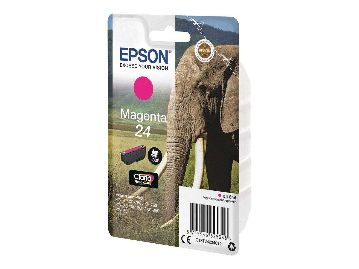 Epson Druckerpatrone T2423, 24 Original Magenta C13T24234012