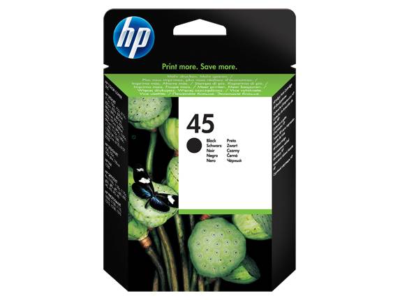 HP Druckerpatrone 45 Original Schwarz 51645AE Tinte