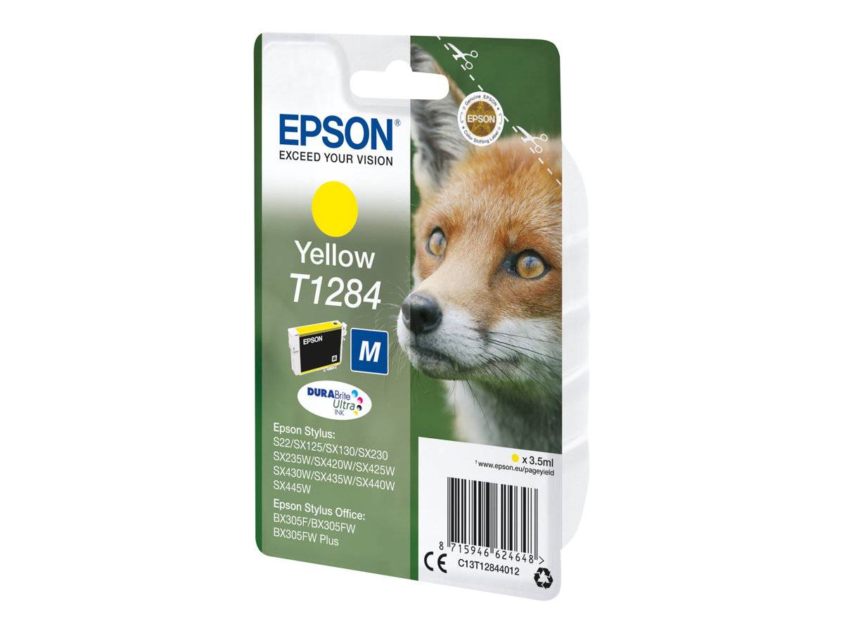 Epson T1284 - 3.5 ml - Gelb - Original - Blisterverpackung