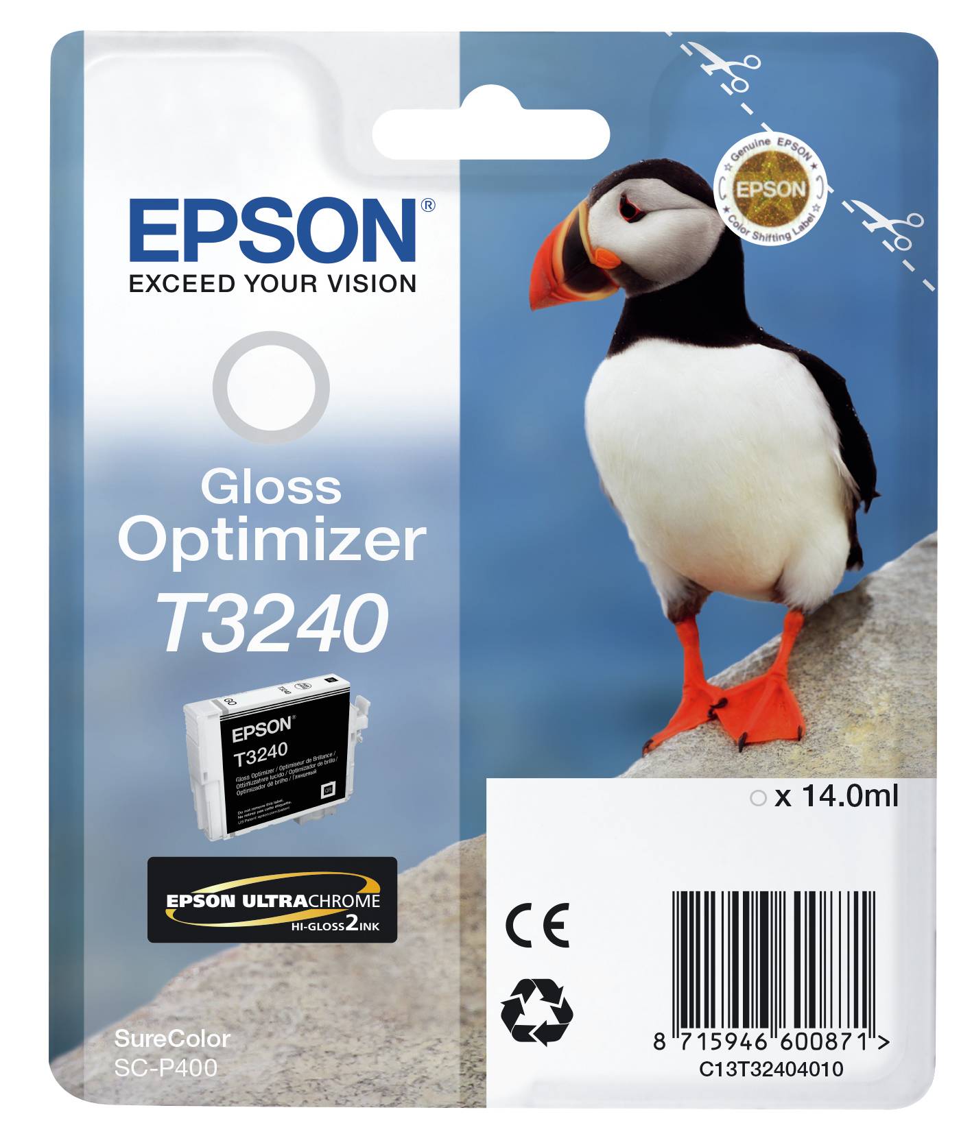 Epson Druckerpatrone T3240 Original Glanzoptimierer C13T32404010