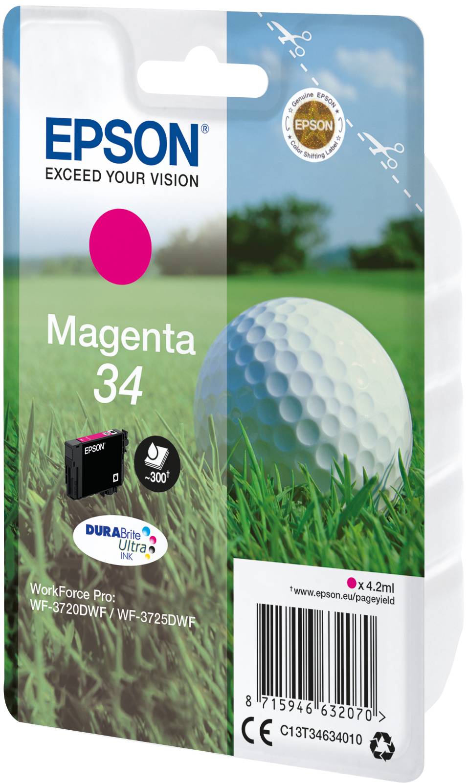 Epson Druckerpatrone T3463, 34 Original Magenta C13T34634010