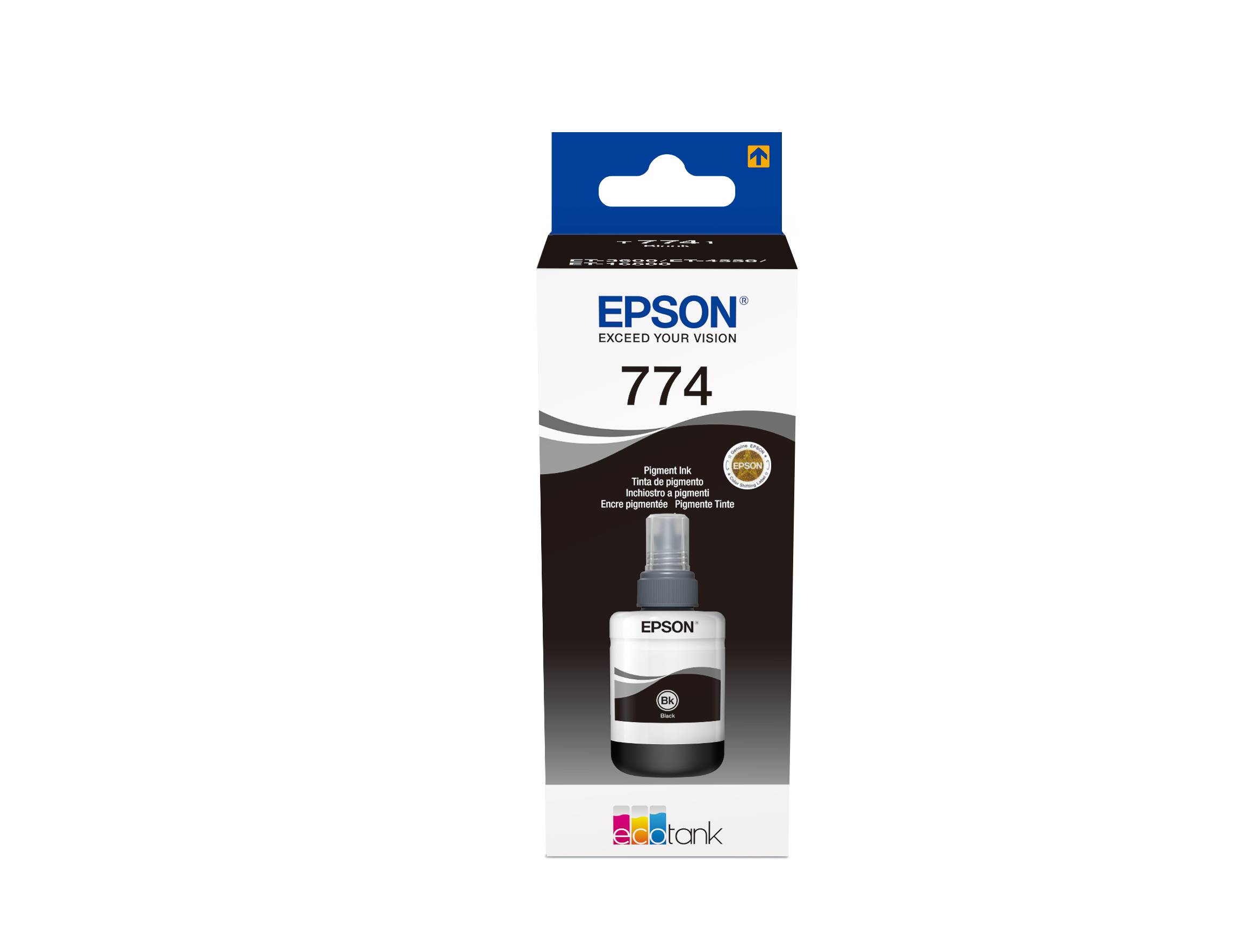 Epson C13T774140 774 EcoTank Nachfülltinte Original Epson Schwarz 140 ml