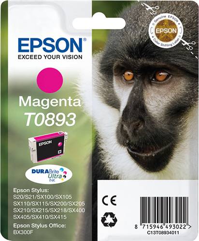 Epson T0893 - 3.5 ml - Magenta - Original - Blisterverpackung