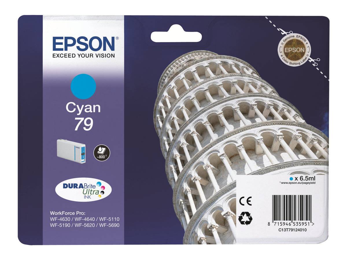Epson Druckerpatrone T7912, 79 Original Cyan C13T79124010