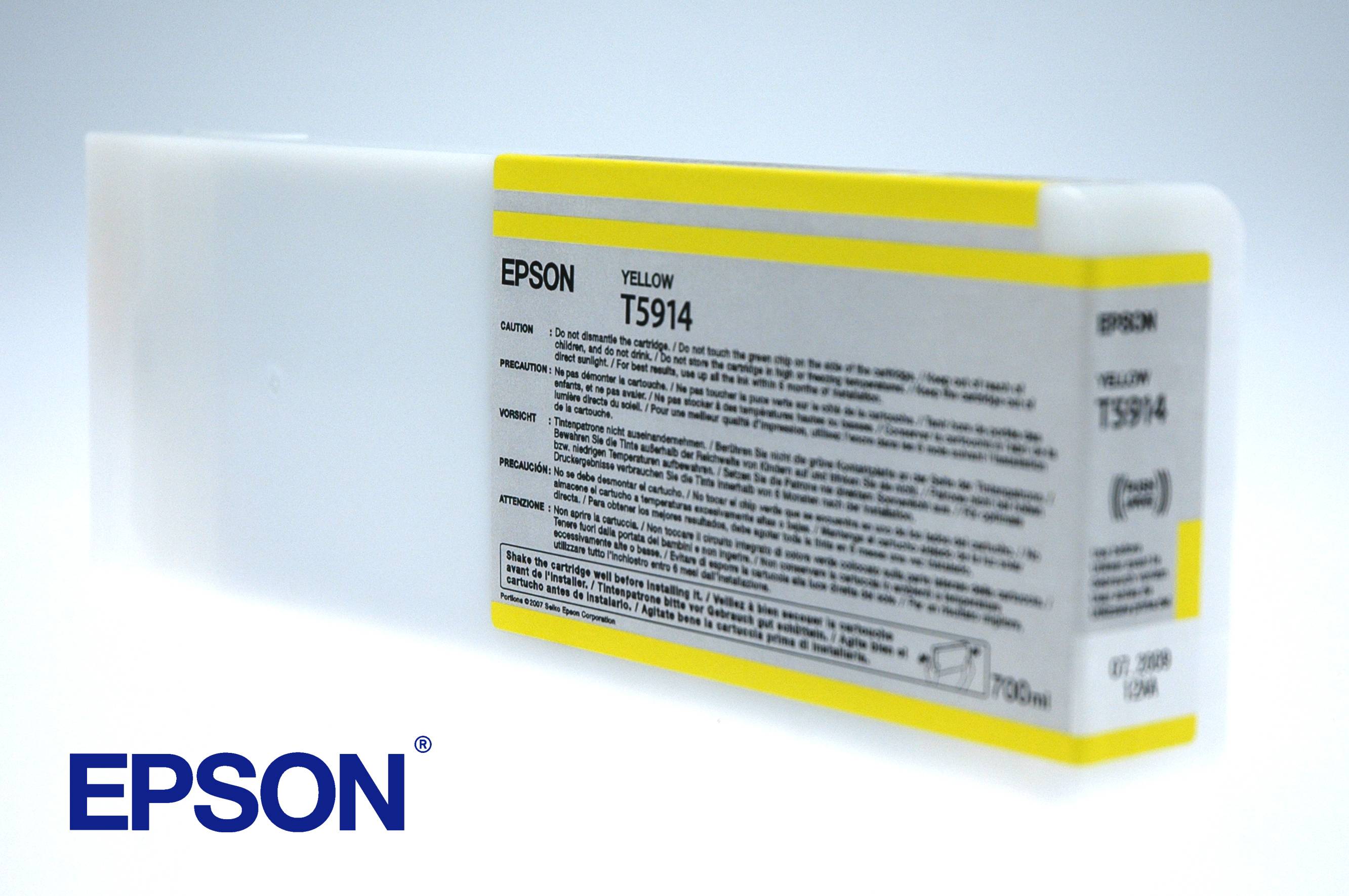 Epson T5914 - 700 ml - Gelb - Original - Tintenpatrone - für Stylus Pro 11880 -