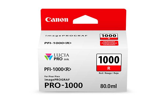 Canon Druckerpatrone PFI-1000R Original Rot 0554C001
