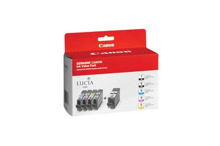 Canon PGI-9 MBK/PC/PM/R/G Multi-Pack - 5er-Pack - Rot, grün, mattschwarz, Photo Cyan, Photo Magenta - Original - Tintenb