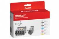 Canon PGI-9 MBK/PC/PM/R/G Multi-Pack - 5er-Pack - Rot, grün, mattschwarz, Photo Cyan, Photo Magenta - Original - Tintenb