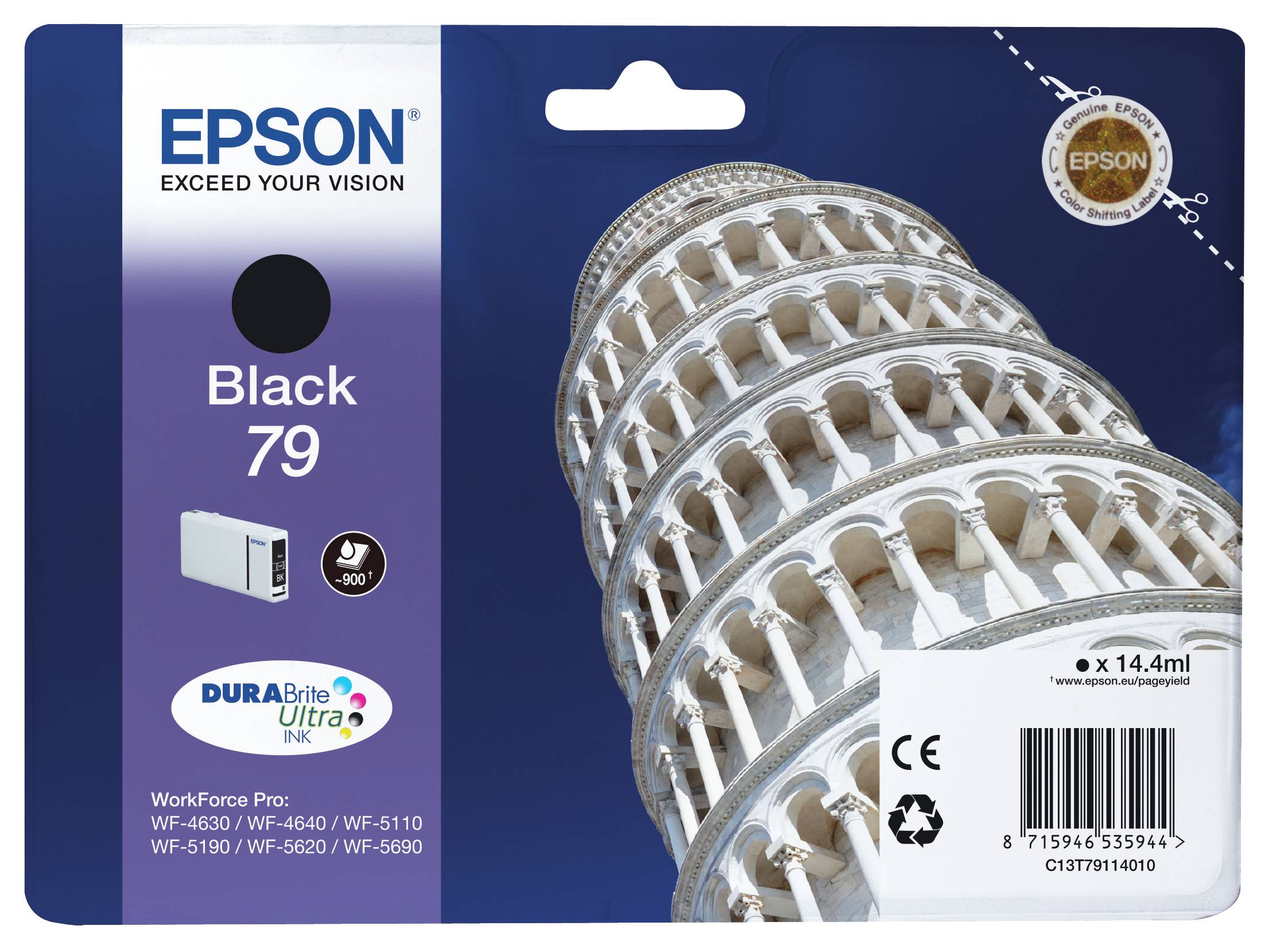 Epson Druckerpatrone T7911, 79 Original Schwarz C13T79114010