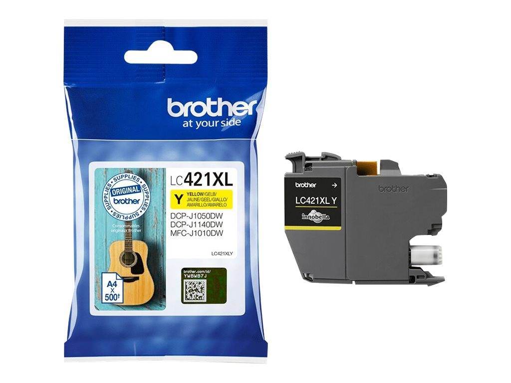 Brother Druckerpatrone LC-421XLY Original Gelb LC421XLY