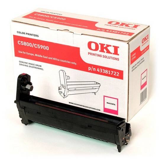 OKI Trommeleinheit Drum Unit C5550 C5800 C5900 43381722 Original Magenta 20000 Seiten
