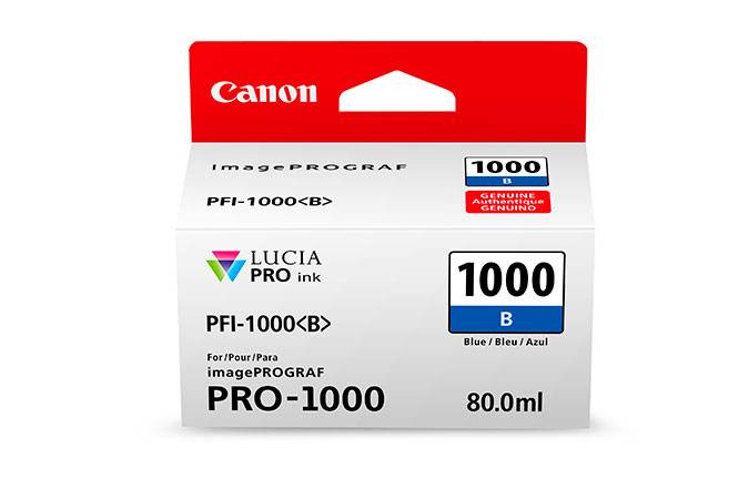 Canon Druckerpatrone PFI-1000B Original Blau 0555C001