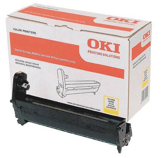 OKI Trommeleinheit Drum Unit C5650 C5750 43870005 Original Gelb 20000 Seiten