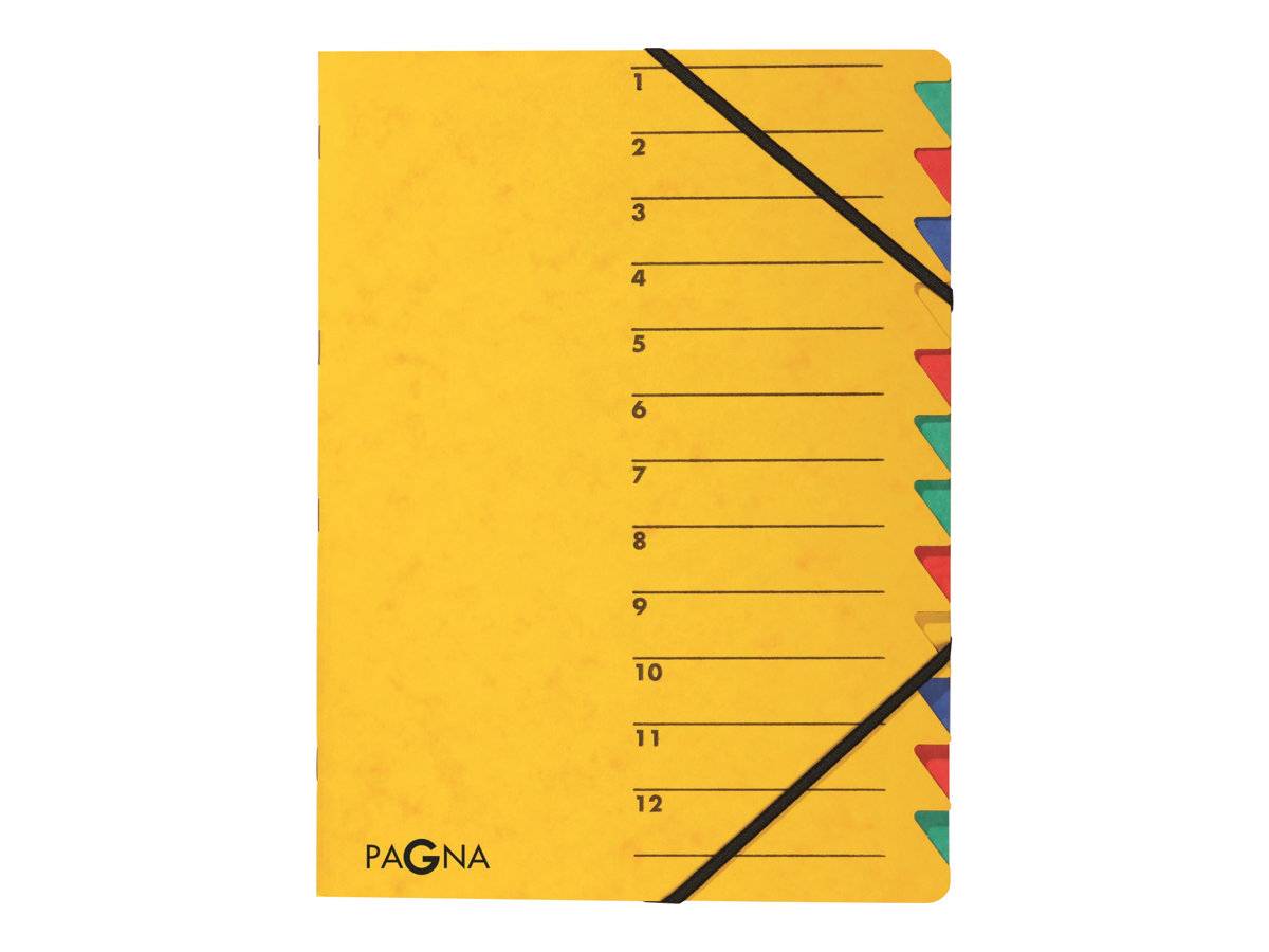 Pagna Easy - Gliederungsordner - 12 Fächer - 12 Teile