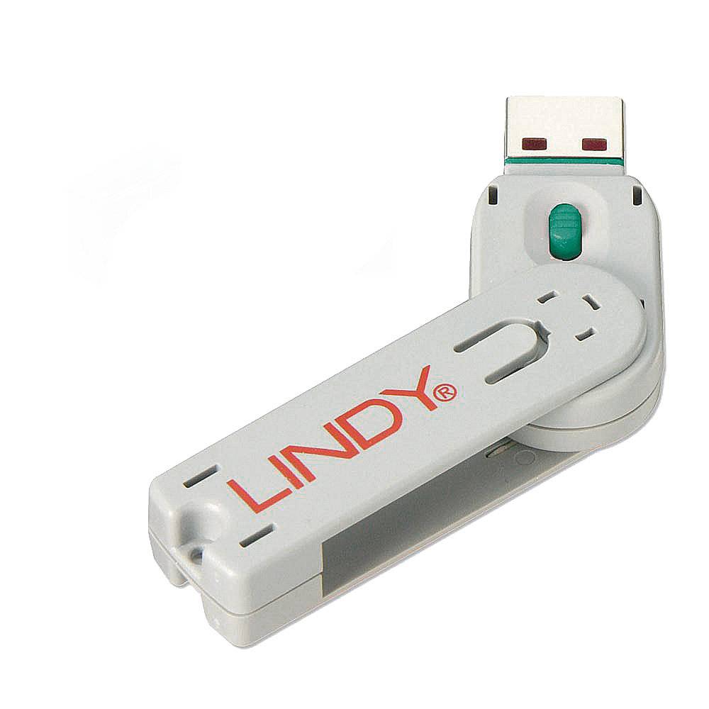 LINDY USB-A Port Schlüssel Grün 40621