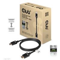 club3D HDMI Anschlusskabel HDMI-A Stecker, HDMI-A Stecker 1.00 m Schwarz CAC-1371 10K UHD, 8K UHD HDMI-Kabel