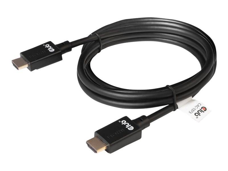 club3D HDMI Anschlusskabel HDMI-A Stecker, HDMI-A Stecker 3.00 m Schwarz CAC-1373 10K UHD, 8K UHD, Flammwidrig HDMI-Kabel