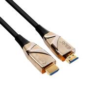 club3D HDMI Anschlusskabel HDMI-A Stecker, HDMI-A Stecker 50.00 m Schwarz CAC-1391 4K UHD, Halogenfrei, Flammwidrig HDMI-Kabel