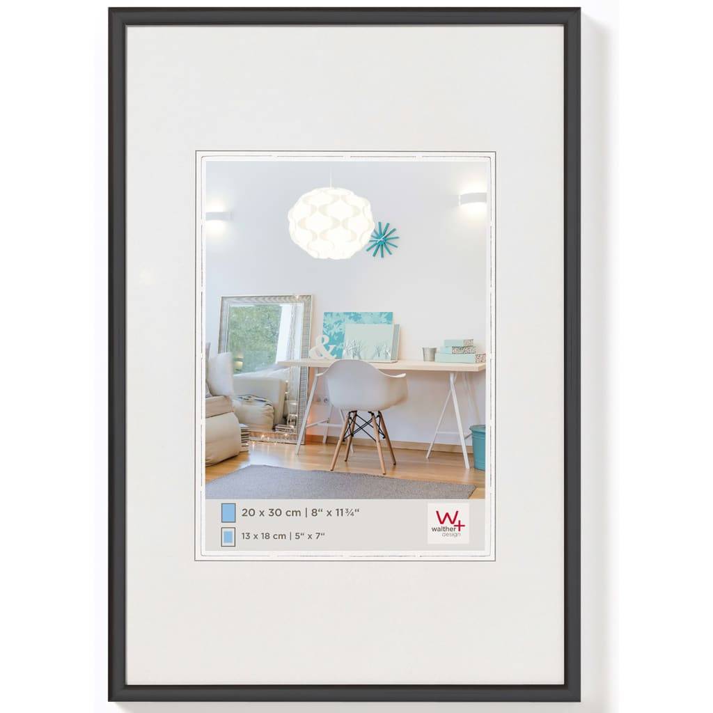 Walther Design Bilderrahmen New Lifestyle 40x50 cm Schwarz