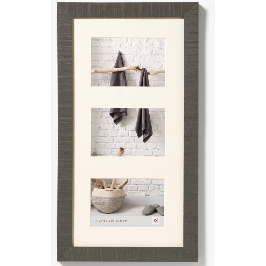 Walther Design Bilderrahmen Home 3 x 10 x 15 cm Grau