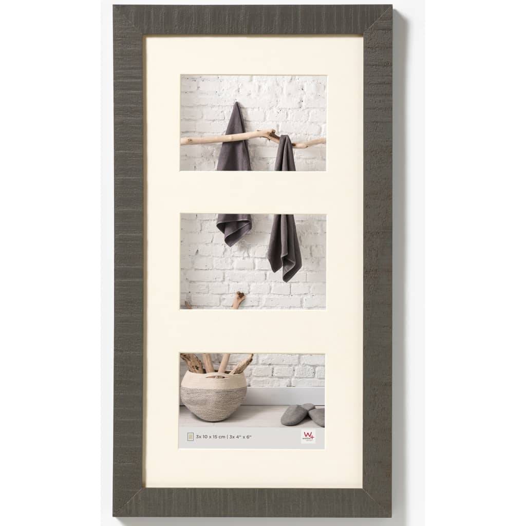 Walther Design Bilderrahmen Home 3 x 10 x 15 cm Grau