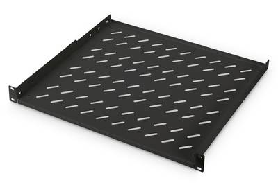 Digitus DN-19 TRAY-1-400-SW 19 Zoll Netzwerkschrank-Geräteboden 1 HE Festeinbau Geeignet für Schranktiefe: ab 600 mm Schwarz (RAL 9005)