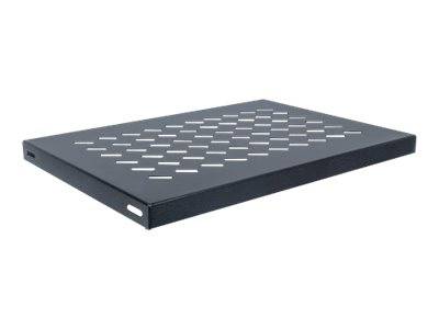 Intellinet 712521 19 Zoll Netzwerkschrank-Geräteboden 1 HE Festeinbau Geeignet für Schranktiefe: ab 600 mm Schwarz
