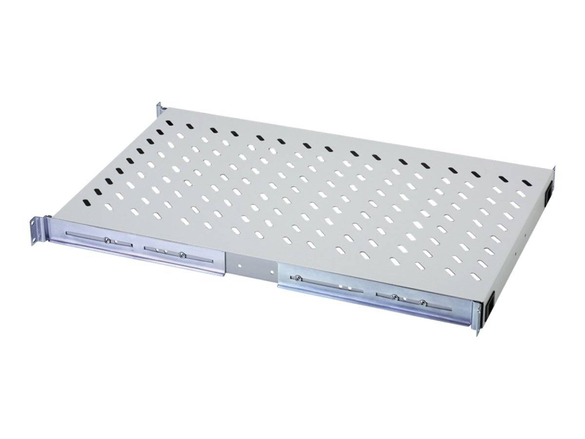 DIGITUS Fachboden 1HE 30x483x720mm bis 65kg grau ausziehbar Multimedia-Technik für 19