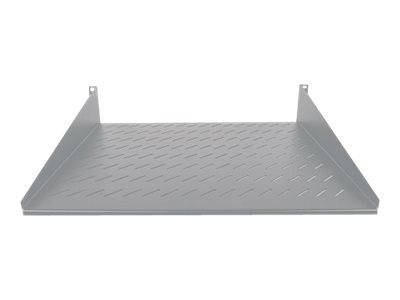 Intellinet 712224 19 Zoll Netzwerkschrank-Geräteboden 1 HE Festeinbau Geeignet für Schranktiefe: ab 600 mm Grau