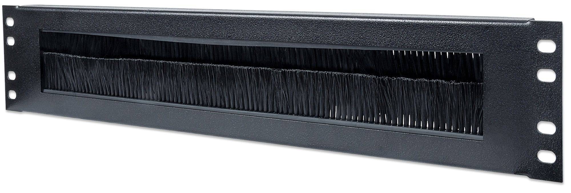 19 Zoll Netzwerkschrank-Kabelführung 2 HE Intellinet 712774 Schwarz