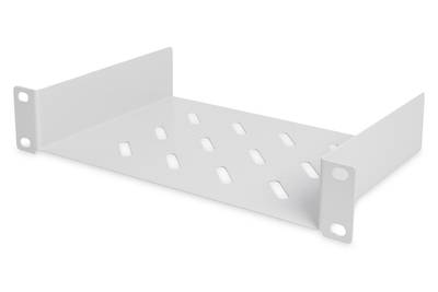 Digitus DN-10 TRAY-1 10 Zoll Netzwerkschrank-Geräteboden Festeinbau Lichtgrau (RAL 7035)