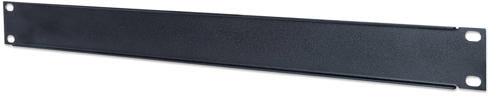 Intellinet 19" Blindabdeckung, 1 HE, schwarz - Blindabdeckung - Schwarz, RAL 9005 - 1U - 48.3 cm (19")