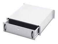 Digitus DN-19 KEY-3U 19 Zoll Netzwerkschrank-Schublade 3 HE Lichtgrau (RAL 7035)