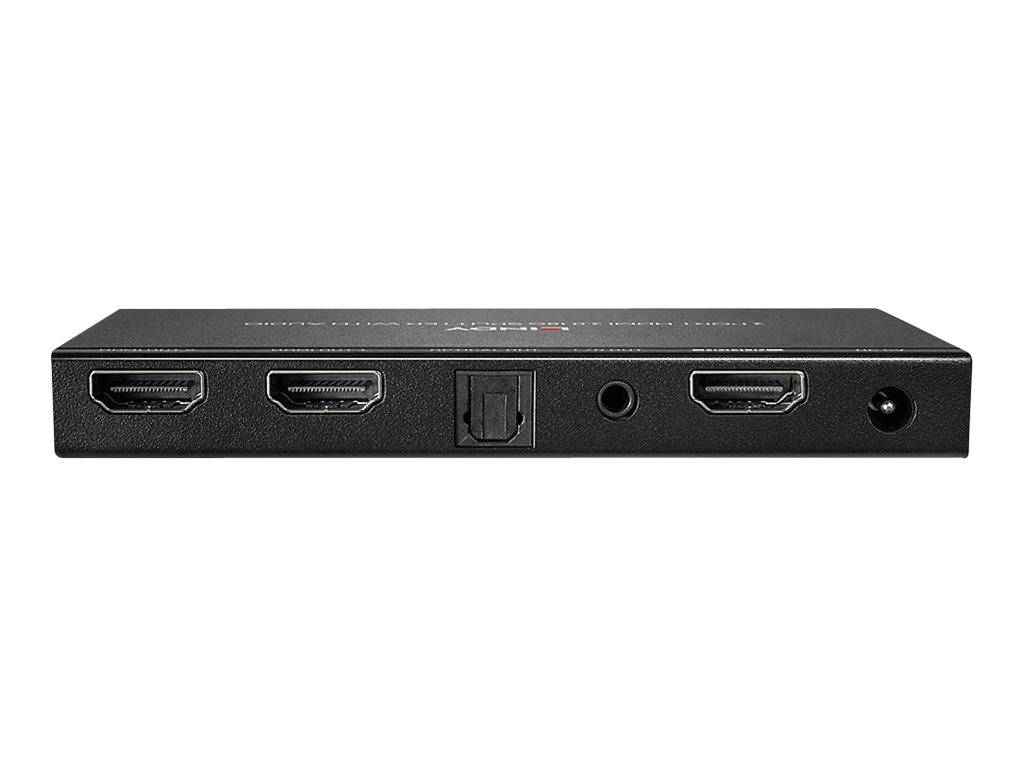 LINDY 38230 2 Port HDMI-Splitter 4096 x 2160 Pixel Schwarz