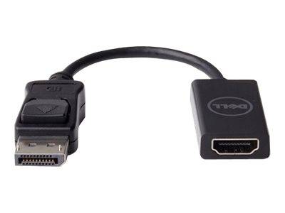 Dell DANAUBC087 DisplayPort / HDMI Adapter [1x DisplayPort Stecker - 1x HDMI-Buchse] Schwarz