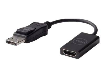 Dell DANAUBC087 DisplayPort / HDMI Adapter [1x DisplayPort Stecker - 1x HDMI-Buchse] Schwarz