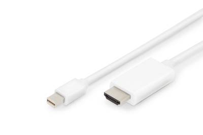 DIGITUS - Mini DisplayPort Adapterkabel, mDP - HDMI type A