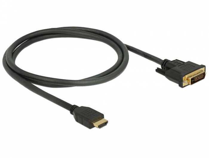 Delock - Adapterkabel - HDMI männlich zu DVI-D männlich
