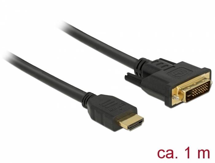 Delock - Adapterkabel - HDMI männlich zu DVI-D männlich