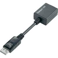 TECHly IADAP-DSP-250 DisplayPort / VGA Adapter [1x DisplayPort Stecker - 1x VGA-Buchse] Schwarz