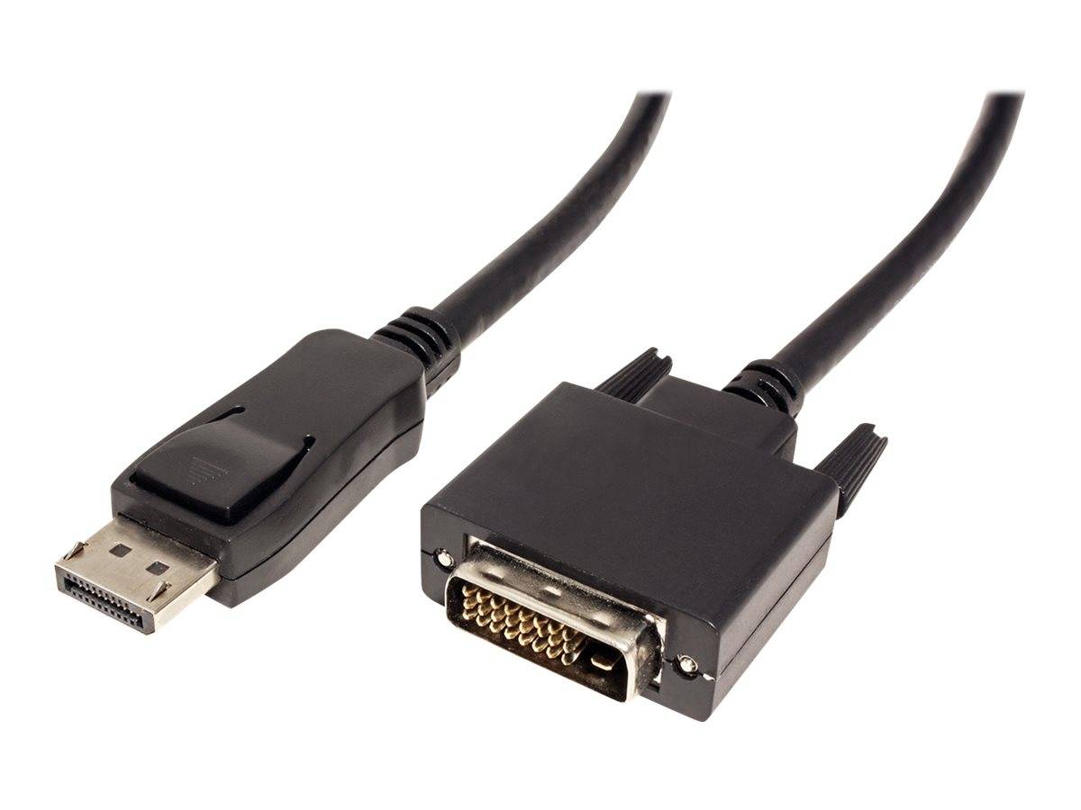 VALUE DisplayPort Kabel DP ST - DVI-D ST, schwarz, 2 m