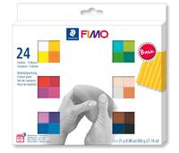 FIMO SOFT Modelliermasse-Set "Basic", 24er Set