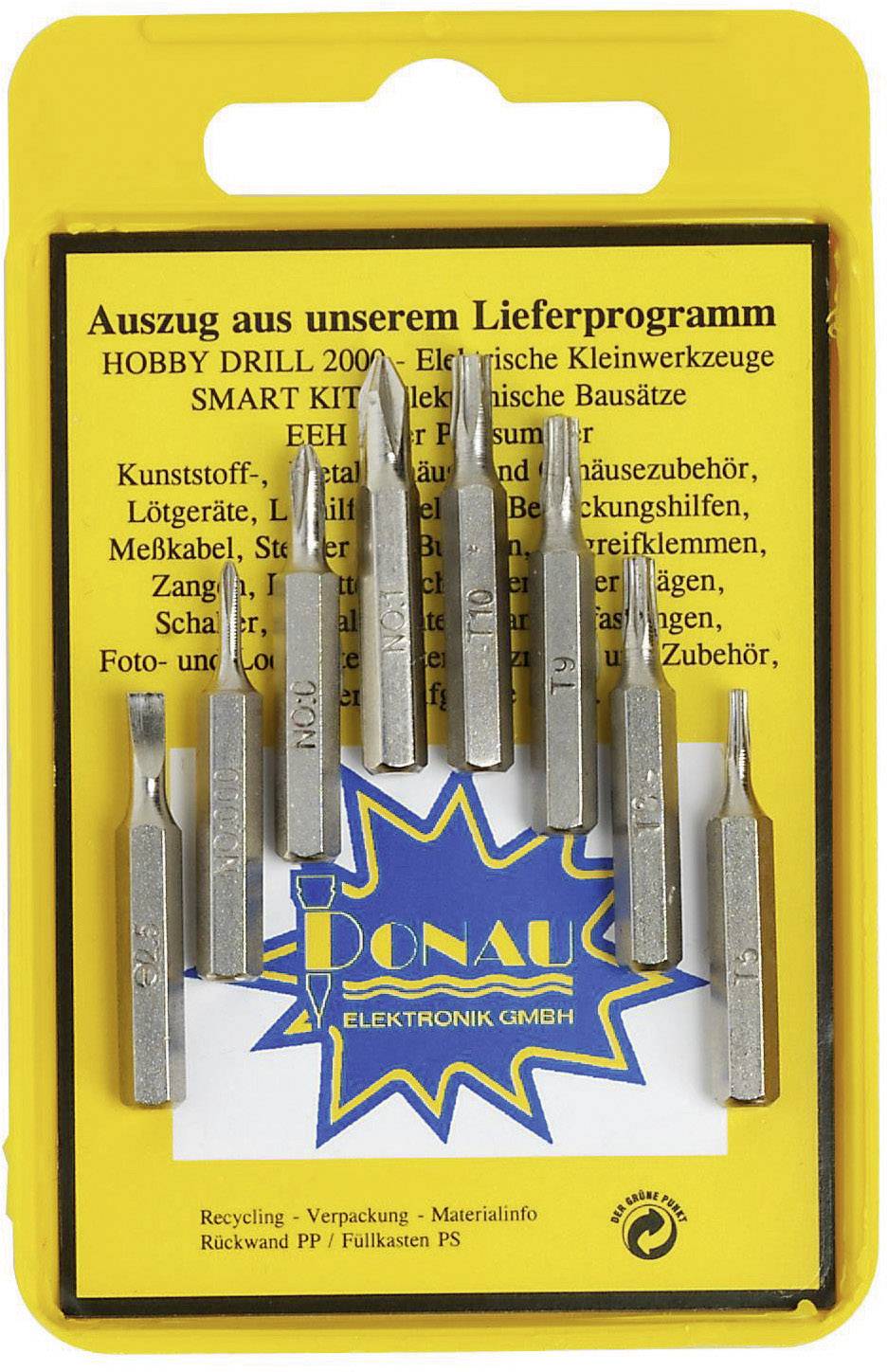 Donau Elektronik MBS60 Bit-Set 7teilig Schlitz