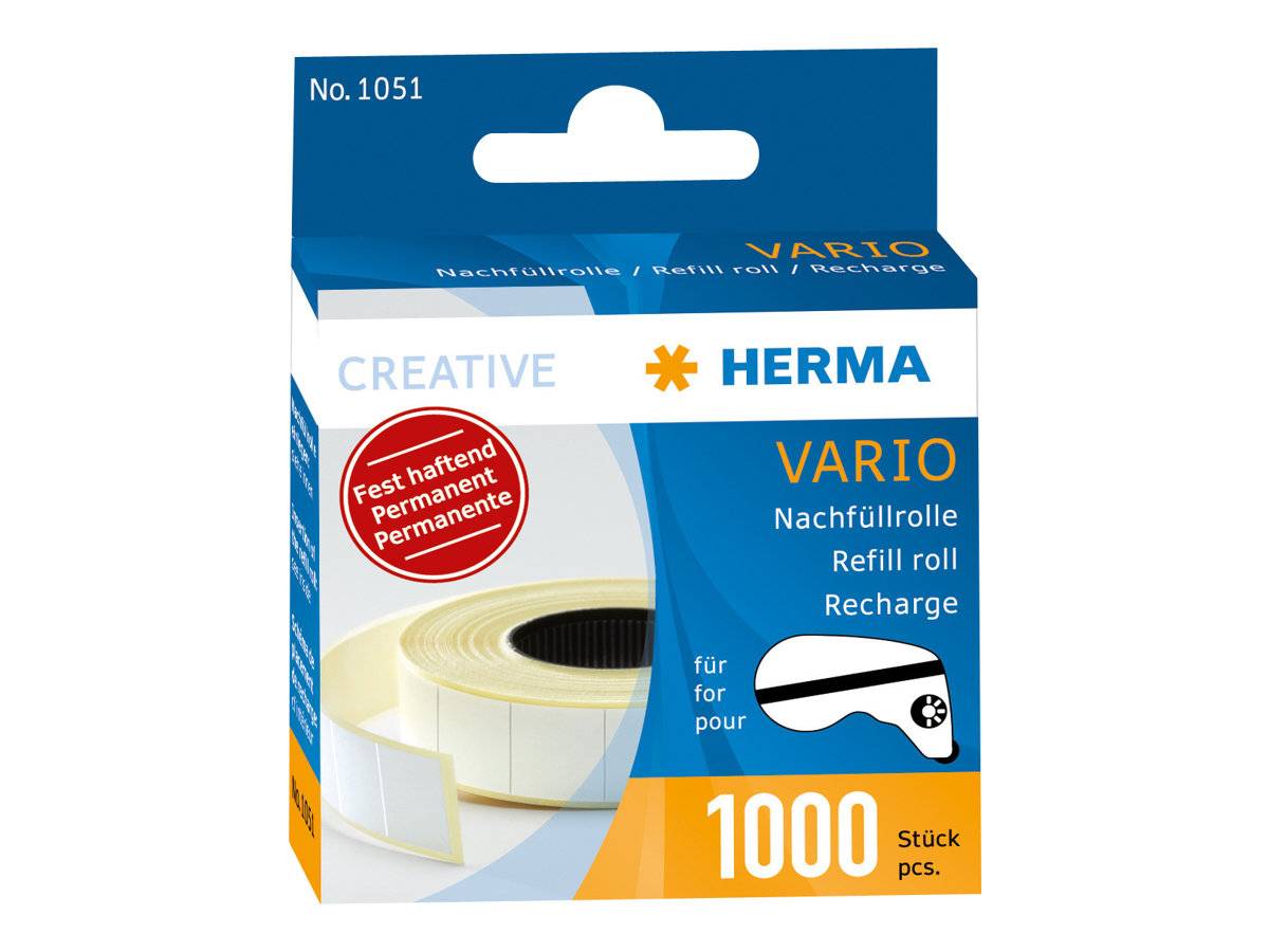 HERMA Vario - Kleberollernachfüllung - 12 x 13 mm