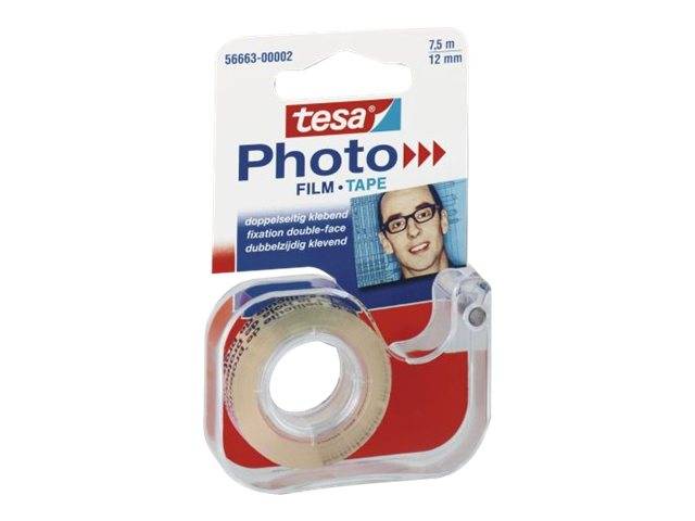 TESA Photo Film im Abroller (L x B) 7.5m x 12mm Transparent Inhalt: 1 Set