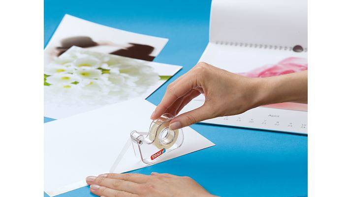 tesa Photo Film im Abroller (L x B) 7.5 m x 12 mm Transparent Inhalt: 1 Set