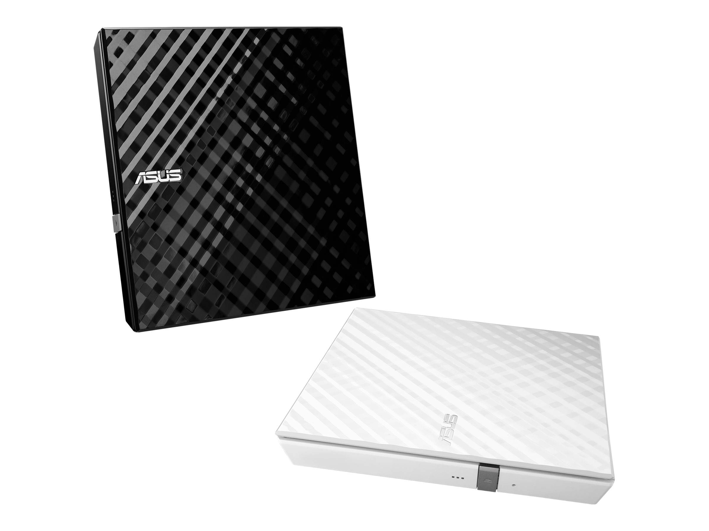 Asus SDRW-08D2S DVD-Brenner Extern Retail USB 2.0 Weiß